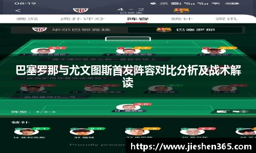 巴塞罗那与尤文图斯首发阵容对比分析及战术解读